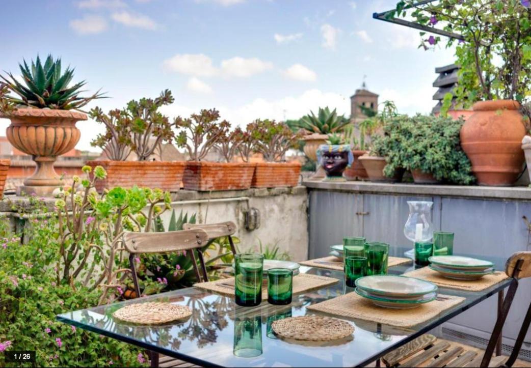 Luxury Art Apartment In Trastevere With Terrace Roma Exterior foto