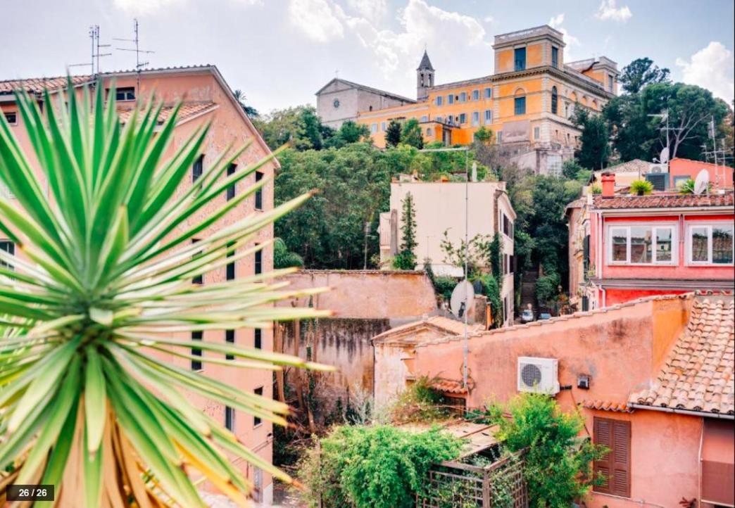Luxury Art Apartment In Trastevere With Terrace Roma Exterior foto